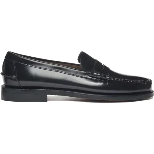 Leather Penny Loafer Beefroll , male, Sizes: 7 1/2 UK, 6 1/2 UK, 7 UK, 8 UK, 10 UK, 8 1/2 UK, 12 UK, 9 1/2 UK, 9 UK - Sebago - Modalova