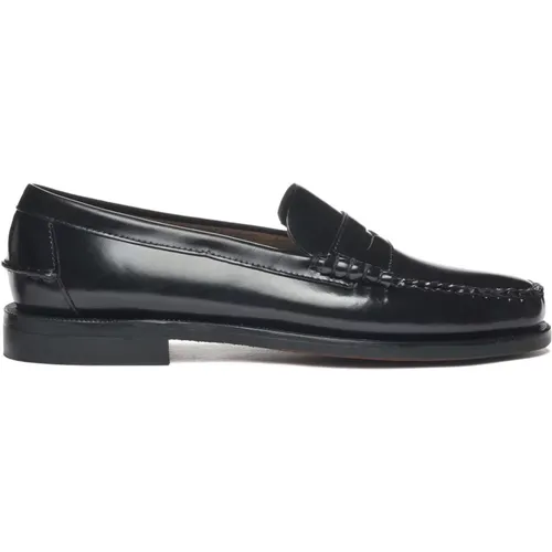 Leather Penny Loafer Beefroll , male, Sizes: 7 1/2 UK, 6 1/2 UK, 8 UK, 8 1/2 UK, 9 1/2 UK, 9 UK - Sebago - Modalova