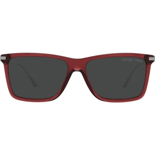 Trendy Polarized Sunglasses in , unisex, Sizes: 58 MM - Prada - Modalova
