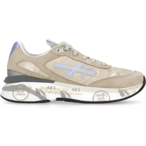 Leather Sneakers with Logo Detail , female, Sizes: 3 UK, 6 UK - Premiata - Modalova