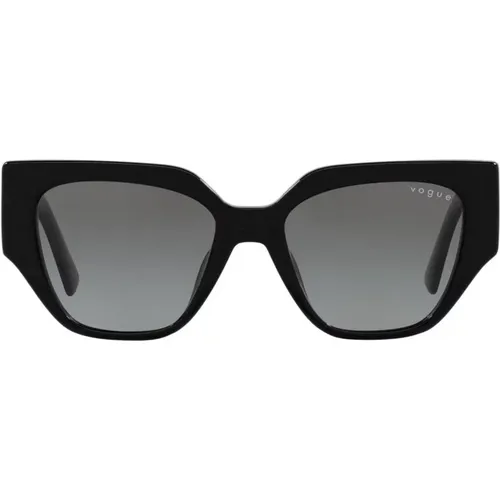 Grey Shaded Sunglasses , female, Sizes: 52 MM - Vogue - Modalova