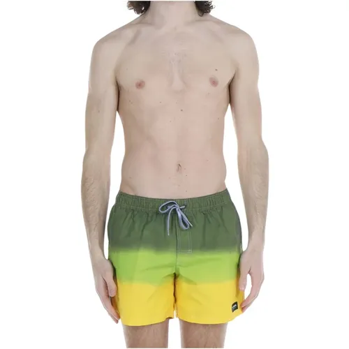 Rainbow Boxer Swim Trunks , male, Sizes: L, XL - Sundek - Modalova