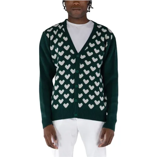 Heart Jacquard Sweater , male, Sizes: M - Arte Antwerp - Modalova