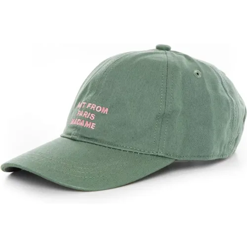 Slogan Cap in Six-Panel Design , male, Sizes: ONE SIZE - Drole de Monsieur - Modalova