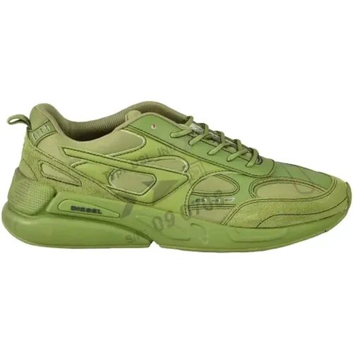 Verde Foresta Sneakers for Men , male, Sizes: 9 UK, 8 UK - Diesel - Modalova
