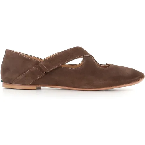 Braune flache Ballerinas , Damen, Größe: 36 EU - A. BOCCA - Modalova