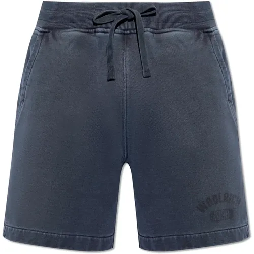 Shorts mit Logo Woolrich - Woolrich - Modalova