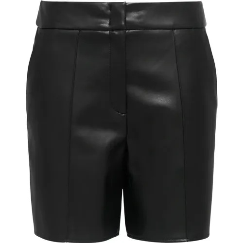 Bermuda-Shorts aus Lederimitat , Damen, Größe: 3XL - s.Oliver - Modalova