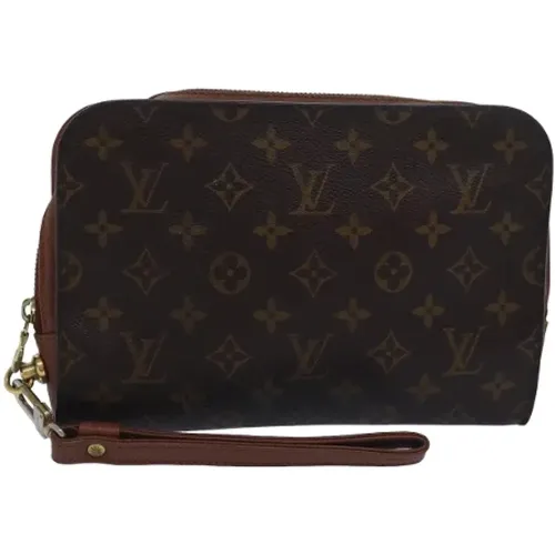 Pre-owned Canvas clutches , female, Sizes: ONE SIZE - Louis Vuitton Vintage - Modalova