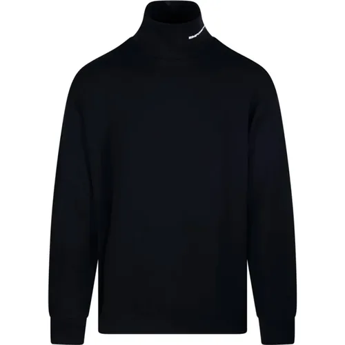 Schwarzer Sweatshirt mit Stil 0999,Blauer Nacht-Sweatshirt - Emporio Armani - Modalova