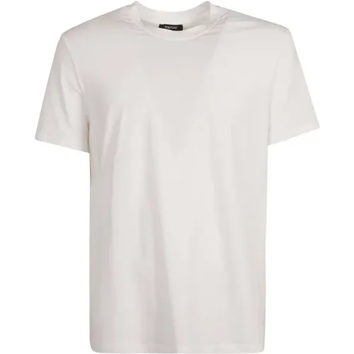 Crew-Neck T-Shirt , male, Sizes: XL - Tom Ford - Modalova