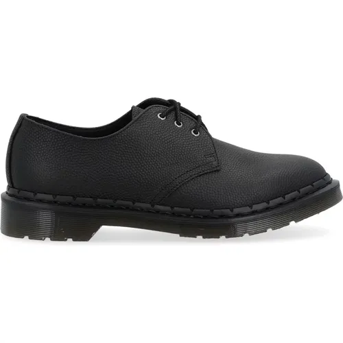 Hammered Leather Derby Shoe , male, Sizes: 9 UK, 7 UK - Dr. Martens - Modalova