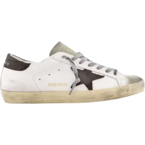 Brown Star and Heel Sneakers , male, Sizes: 8 UK - Golden Goose - Modalova