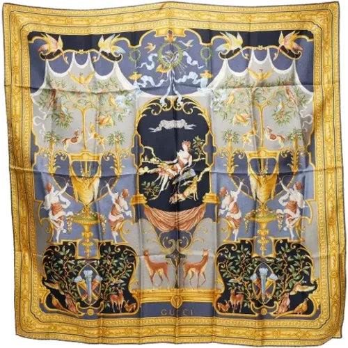 Pre-owned Silk Gucci Scarf , female, Sizes: ONE SIZE - Gucci Vintage - Modalova