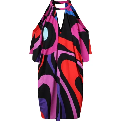 Marmo-Print Jersey Dress , female, Sizes: M - EMILIO PUCCI - Modalova