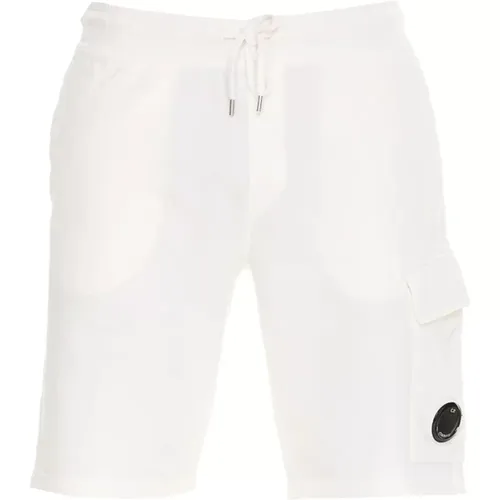 Klassische Baumwoll-Bermuda-Shorts , Herren, Größe: L - C.P. Company - Modalova