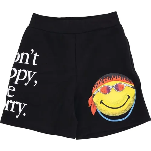 Smiley Sweatshorts - Streetwear Kollektion , Herren, Größe: XL - Market - Modalova
