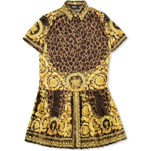 Gemustertes Kleid Versace - Versace - Modalova