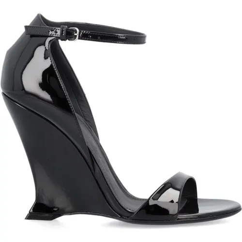 Closed Toe Wedge Sandals , female, Sizes: 2 1/2 UK - Salvatore Ferragamo - Modalova