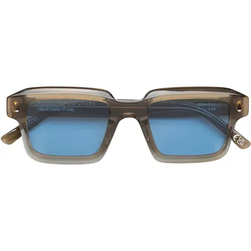 Mutige Retro-Sonnenbrille mit blauen Gläsern - Retrosuperfuture - Modalova