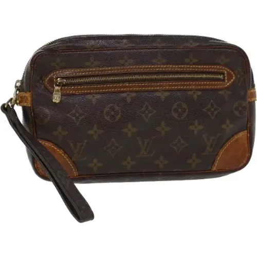 Pre-owned Canvas clutches , female, Sizes: ONE SIZE - Louis Vuitton Vintage - Modalova