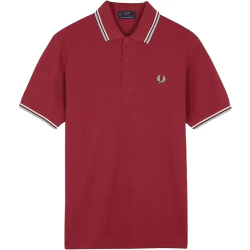 Classic Burgundy Polo Shirt , male, Sizes: L, M, XL - Fred Perry - Modalova