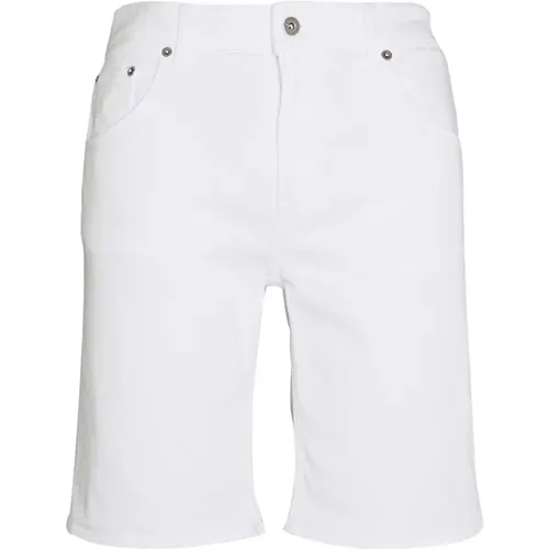 Weiße Bermuda Shorts , Herren, Größe: W31 - Dondup - Modalova