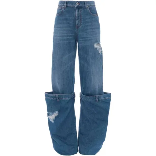 Blaue Bucket Jeans Hose JW Anderson - JW Anderson - Modalova