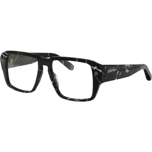 Stylische Optical Vpp081 Brille , Herren, Größe: 55 MM - Philipp Plein - Modalova