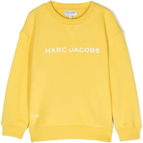 Gelber Logo-Print Pullover - Marc Jacobs - Modalova