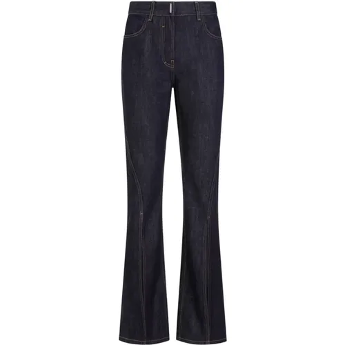 Front Split Boot Cut Trousers , female, Sizes: W25 - Givenchy - Modalova