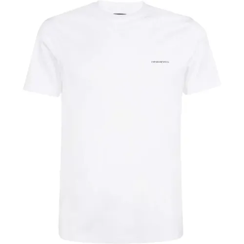 T-Shirt A girocollo , male, Sizes: L, M, XL - Emporio Armani - Modalova
