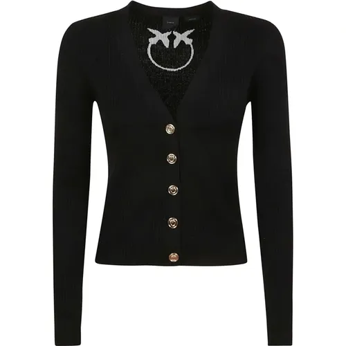 Schwarzer Pullover Damenmode Ss24 , Damen, Größe: L - pinko - Modalova