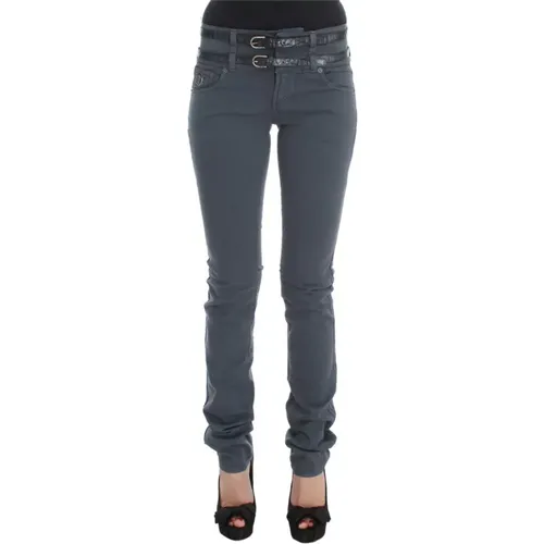 Slim Fit Blaue Jeans Hergestellt in Italien - John Galliano - Modalova