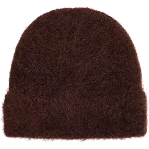 Alpaca Fuzzy Beanie Hat Séfr - Séfr - Modalova