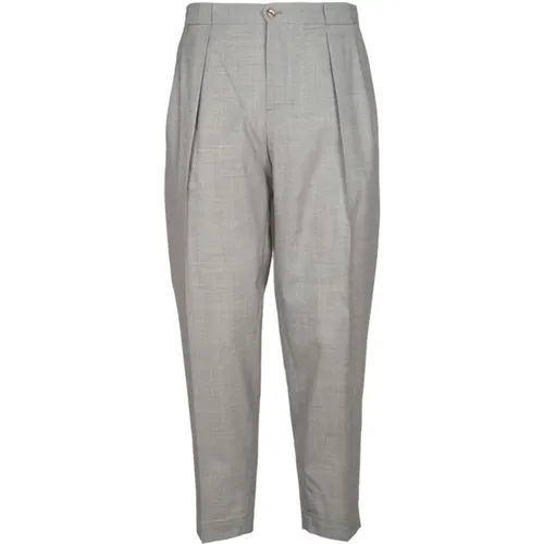 Portobello Pants with Elastic Waist , male, Sizes: W33, W35, W36, W38, W31 - Briglia - Modalova