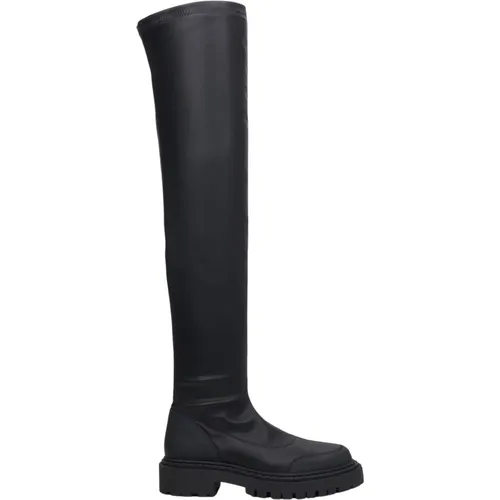 Women`s Leather Boots with Elastic Shaft Er00113828 , female, Sizes: 7 UK, 3 UK, 5 UK, 4 UK, 6 UK - Estro - Modalova