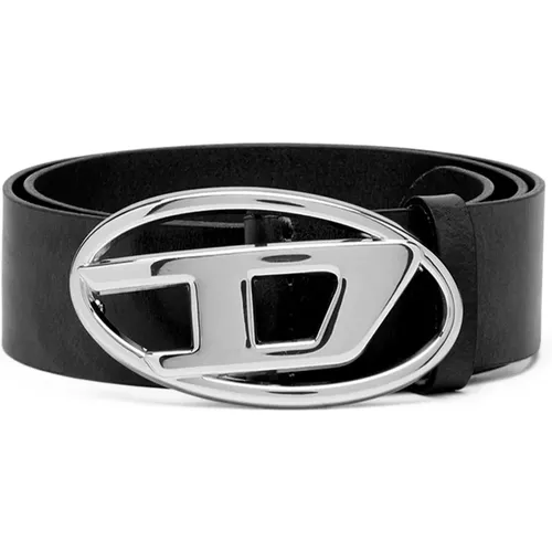 Belt with D logo buckle , female, Sizes: 75 CM, 85 CM, 70 CM, 80 CM, 90 CM - Diesel - Modalova
