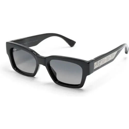 Kenui Gs642-14 Sniny W/Trans Light Grey Sunglasses , unisex, Sizes: 53 MM - Maui Jim - Modalova