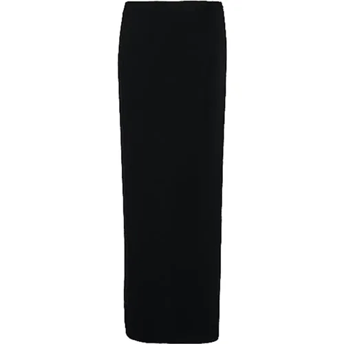 Stretch Crepe Maxi Skirt , female, Sizes: M, S, 2XS, XS - Calvin Klein - Modalova