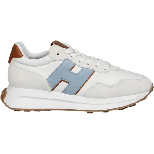 Laced H Patch Sneakers , female, Sizes: 3 1/2 UK - Hogan - Modalova