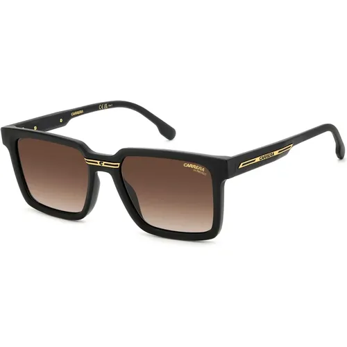 Matte Black/ Shaded Sunglasses , male, Sizes: 54 MM - Carrera - Modalova