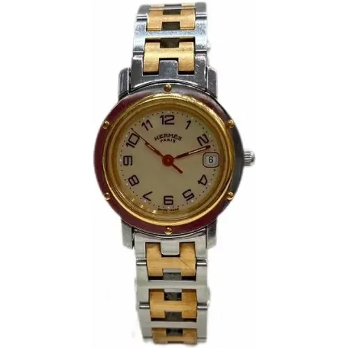 Pre-owned Fabric watches , female, Sizes: ONE SIZE - Hermès Vintage - Modalova