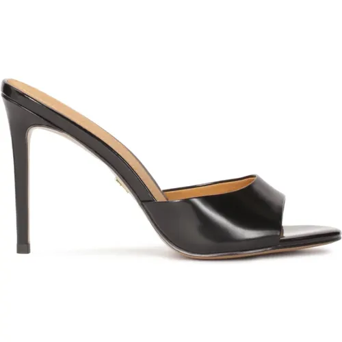 Minimalistische schwarze High-Heel-Mules , Damen, Größe: 39 EU - Kazar - Modalova