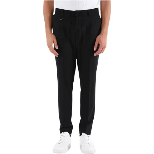 Regular Fit Wool Blend Pants , male, Sizes: 2XL, S, L - Paolo Pecora - Modalova