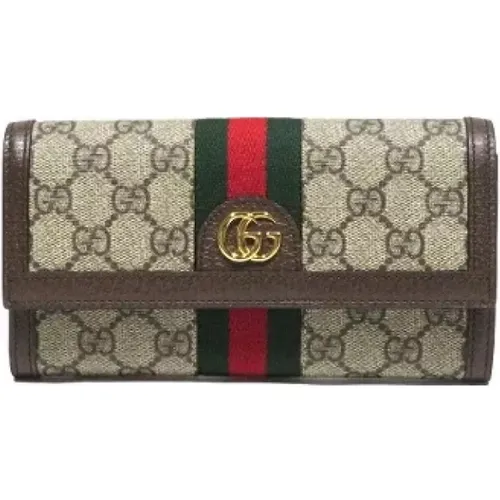 Pre-owned Canvas wallets , female, Sizes: ONE SIZE - Gucci Vintage - Modalova