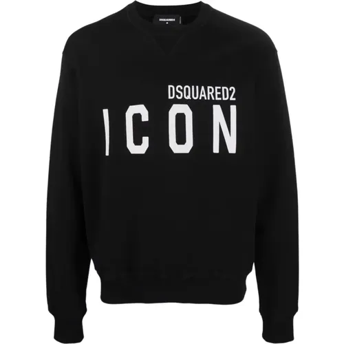 Big Logo Crewneck Sweatshirt , male, Sizes: S - Dsquared2 - Modalova