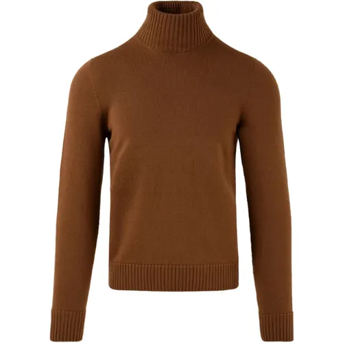 Braune Pullover für Männer , Herren, Größe: 2XL - Drumohr - Modalova