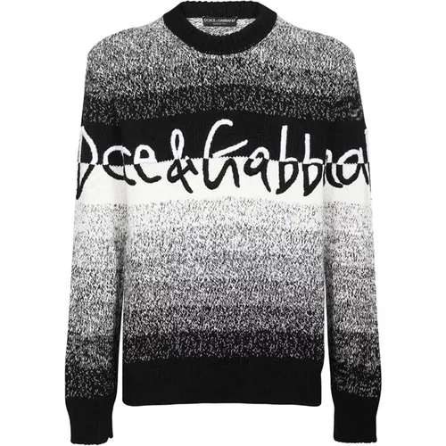 Logo Sweater for Men , male, Sizes: S - Dolce & Gabbana - Modalova