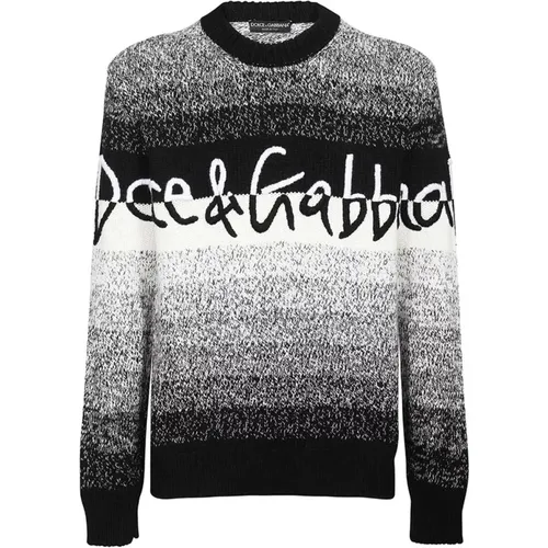 Logo Sweater for Men , male, Sizes: S, L, 2XL - Dolce & Gabbana - Modalova